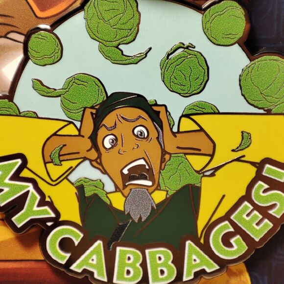 Avatar The Last Airbender My Cabbages Guy Keychain Official Collectible Keyring - Picture 2 of 2